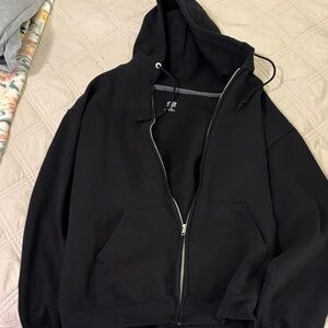 Russell Athletic Black Women's Zip-Up Jacket